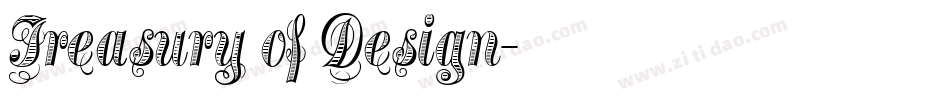 Treasury of Design字体转换